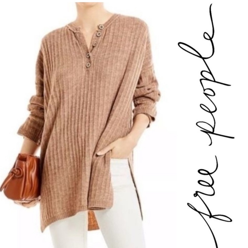 FREE PEOPLE Around the Clock Pullover Size Small Color Army NWT